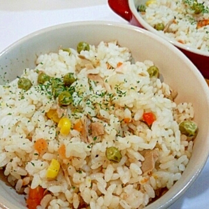 炊飯器deシーチキンピラフ レシピ 作り方 By まいを 楽天レシピ